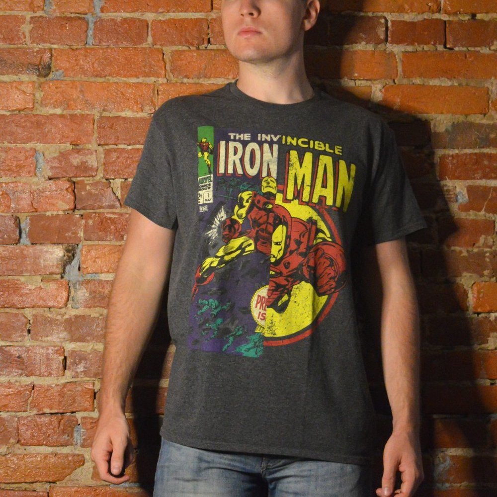The Invincible Iron Man Comic Book Shirt (Marvel)